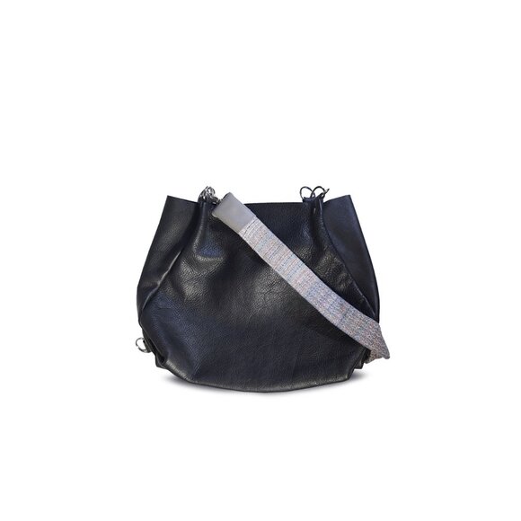 Cindy Jeurissen Black Leather 3 Way Convertible Bag OOAK Dutch Artisan main image 4